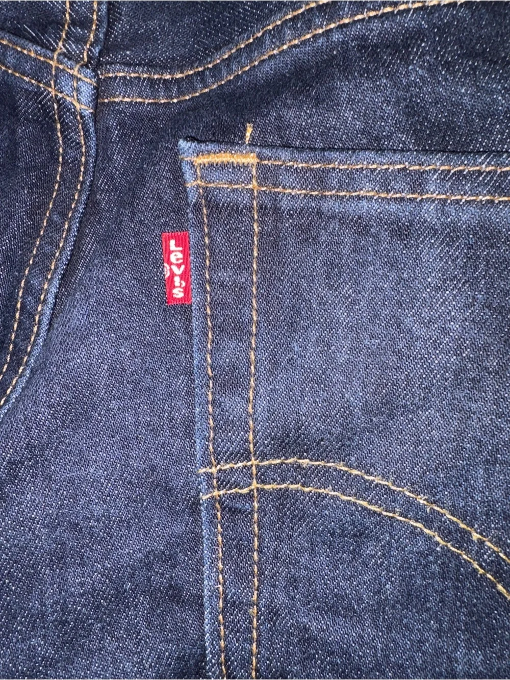 Men's Levi 550 Dark Blue Straight-Leg Jeans 34x29